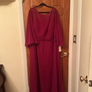 Elegant Magenta Dress